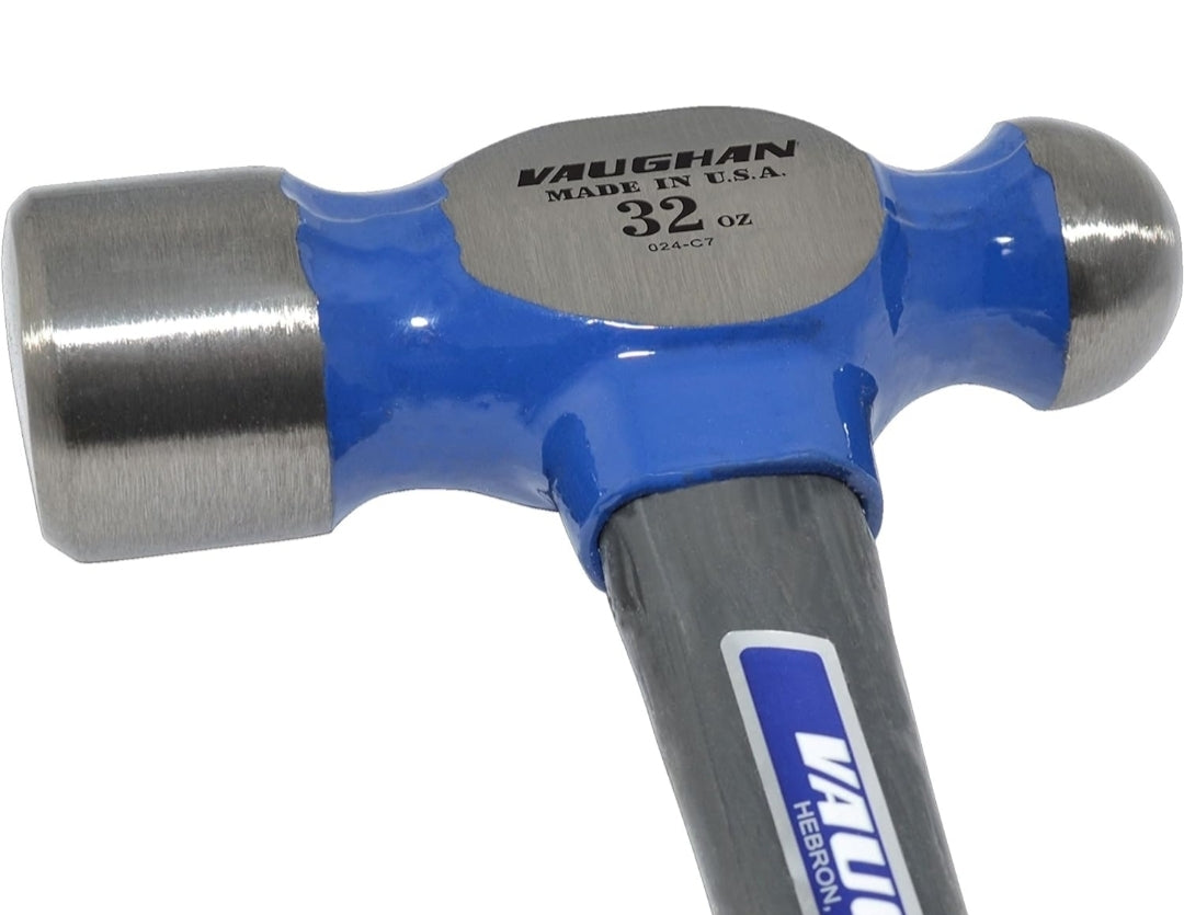 VAUGHAN FS432 FIBERGLASS BALL PEIN HAMMER