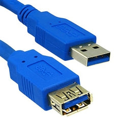 10U3-02106E 6FT USB 3.0 EXTENSION CABLE BLUE TYPE A MALE / TYPE A FEMALE